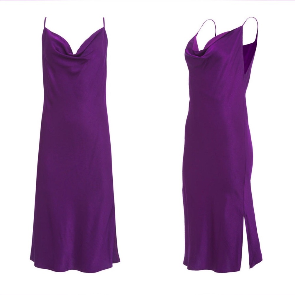 Gold Hawk Hayley Cowl Neck Dress